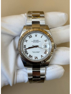 Rolex Datejust 41 — білий циферблат з індексами