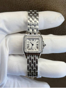 Cartier Panthère de Cartier Small — білий циферблат з римськими цифрами