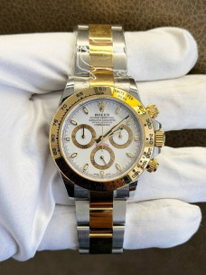 Rolex Cosmograph Daytona 40 — білий циферблат