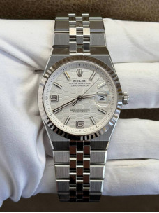 Rolex Land-Dweller 40 — білий циферблат «стільники»