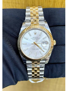 Rolex Datejust 41 — срібний циферблат