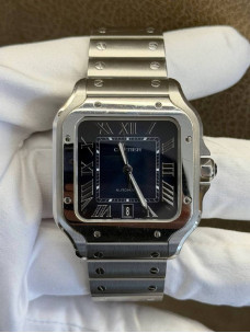 Cartier Santos de Cartier Large — чорний циферблат