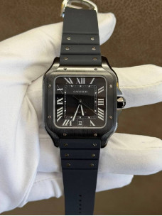 Cartier Santos de Cartier Large — чорний циферблат