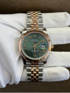 Rolex Datejust 41 — зелений циферблат з римськими цифрами (новий)