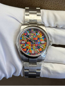 Rolex Oyster Perpetual 41 — багатобарвний циферблат (оновлений)