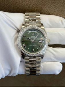Rolex Day-Date 40 — зелений циферблат