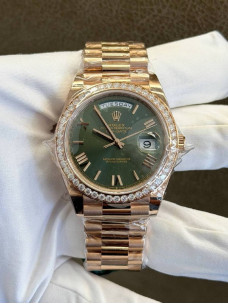Rolex Day-Date 40 — зелений циферблат