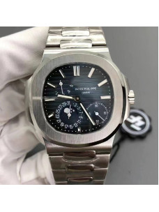 Patek Philippe Nautilus Moon Phase — синьо-чорний циферблат