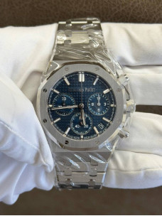 Audemars Piguet Royal Oak Chronograph 41 — синій циферблат Tapisserie