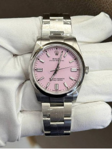 Rolex Oyster Perpetual 36 — рожевий циферблат